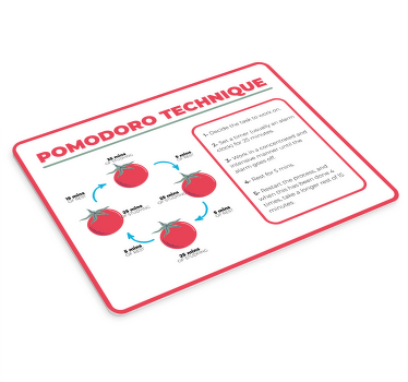 Study technique original mouse pad - TenStickers