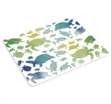 Tapis de souris coloré tortue pack - TenStickers
