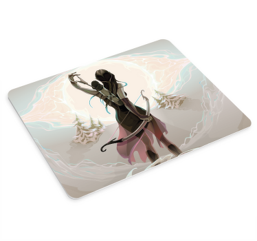 埃尔法动漫乙烯基鼠标垫 - TenStickers