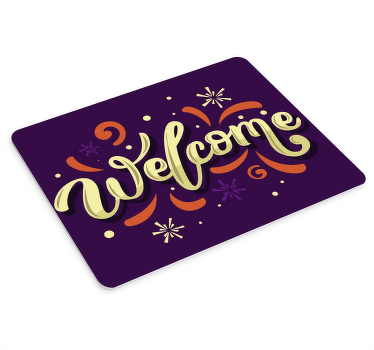 Hienoa tervetuloa hiirimatto sanonnalla - Tenstickers