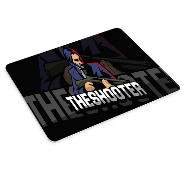 Alfombrilla gaming xxl tirador - TenVinilo