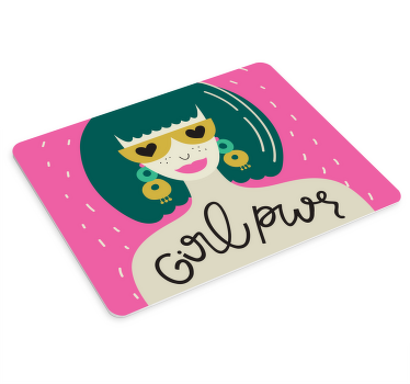フェミニストオリジナルマウスパッド - TENSTICKERS
