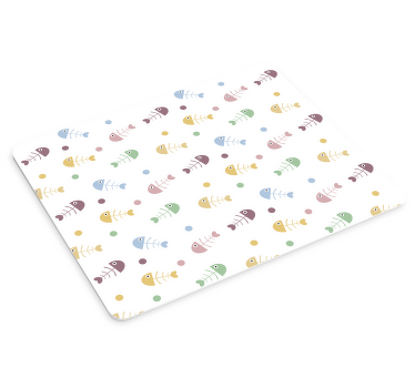 Alfombrilla ratón textura espinas de pescado - TenVinilo