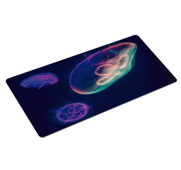 五彩的水母鱼鼠标垫 - TenStickers
