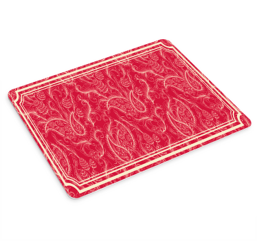 XXL Tapis de souris paisley rouge - TenStickers