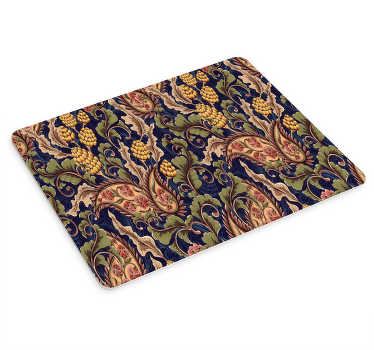 Tapis de souris Feuilles paisley - TenStickers