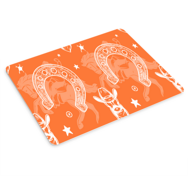 Alfombrilla de ratón patrón de herradura - TenVinilo