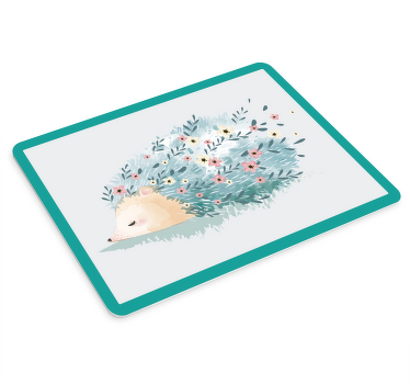 豪猪艺术刺猬鼠标垫 - TenStickers