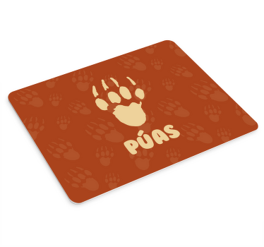 Tapis de souris original empreinte de patte d'ours - TenStickers
