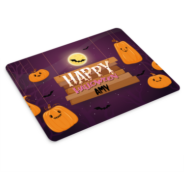 个性化的万圣节快乐鼠标垫 - TenStickers