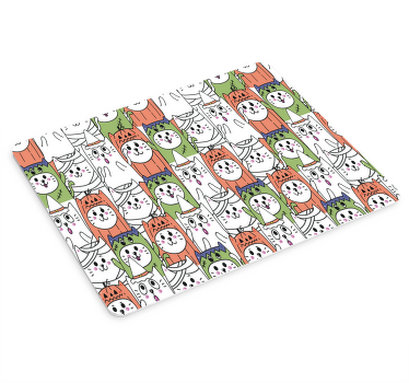 Skremmende halloween katt mer musematter - Tenstickers