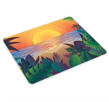 Retro suncobran 70-ih jastučić za miša za sunčanje - TenStickers