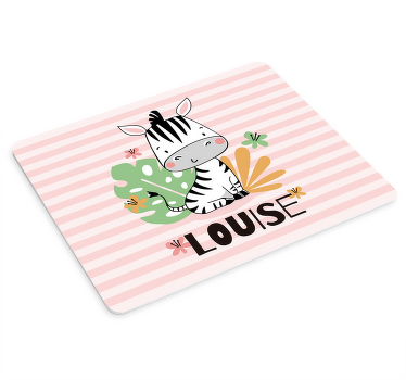 Smukt dyr til børn med navnet musemåtte - TenStickers