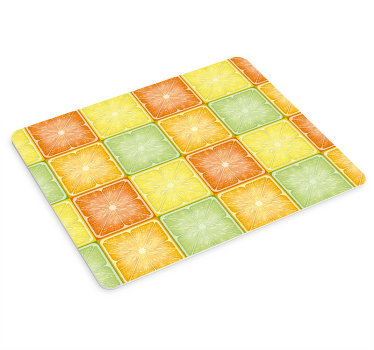 tapis de souris motif Texture d'agrumes colorée - TenStickers