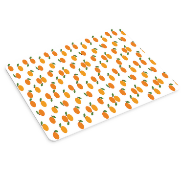 Mauspad Muster frucht-orangen-genuss - TenStickers