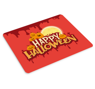 Feliz dia das bruxas com sangue mais mousepads - TenStickers