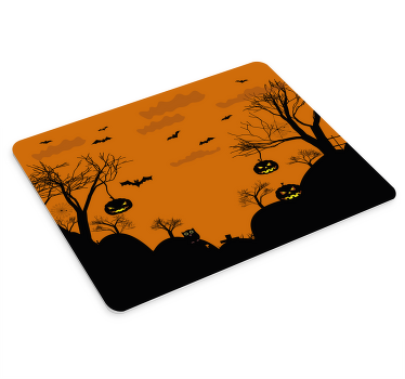 Baisūs moliūgai, kabantys ant medžių pelės kilimėlių - „Tenstickers“