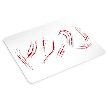 생물 발톱 자국 게임 마우스 패드 - TenStickers