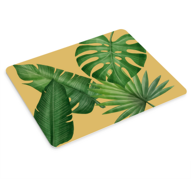 鼠标垫模式热带叶子图案 - TenStickers
