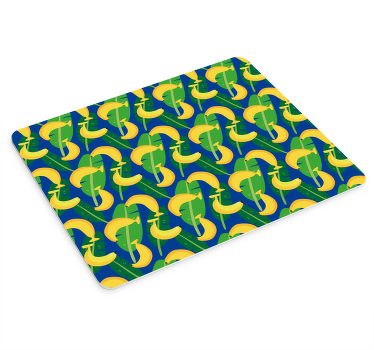 O tapete de rato original banana com folhas é perfeito para trabalhar em casa e na sua empresa, é duradouro e fácil de limpar.