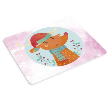 Rudolp med en hatt musmatta original - Tenstickers