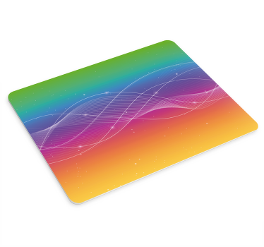 Alfombrilla gaming xxl Colores del arcoiris - TenVinilo