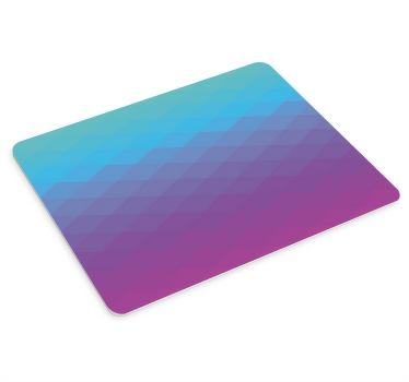 Mauspad Muster geometrische gradientenwellen - TenStickers