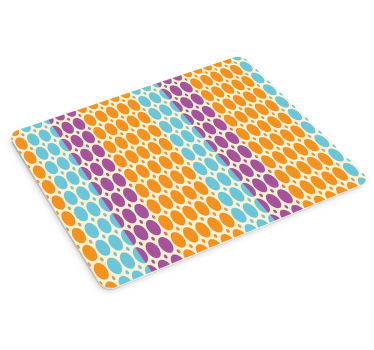 Tapetes de rato com texturas e padrões Ervilhas coloridas - TenStickers