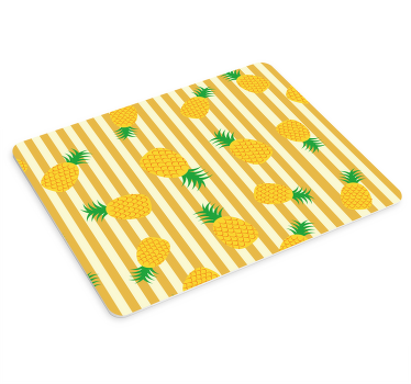 Pineapple pattern mouse pad - TenStickers