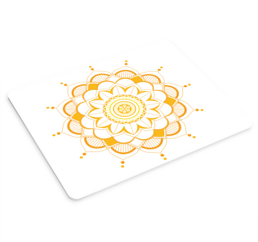 マンダラフラワーオリジナルマウスパッド - TENSTICKERS