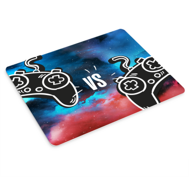 Controllere abstrakt tegning gaming musemåtte - TenStickers