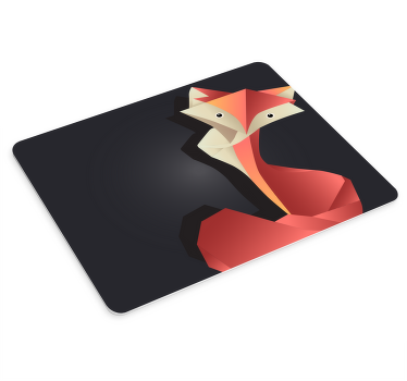 Origami apelsinų lapių pelės stalo padekliukai - „Tenstickers“