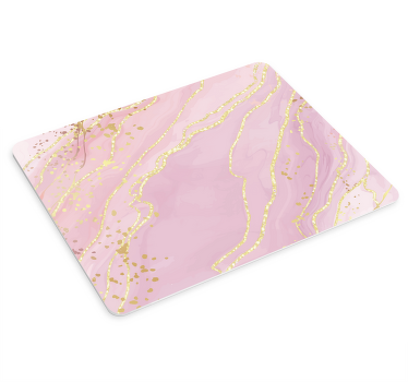 Alfombrilla de raton texturas Marmol rosa - TenVinilo
