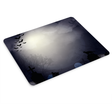 공포 밤의 피 더 많은 mousepads - TenStickers