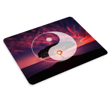 Yin Yang Sunset more mousepads - TenStickers