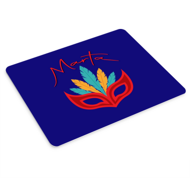 プルチネッラマスクオリジナルマウスパッド - TENSTICKERS