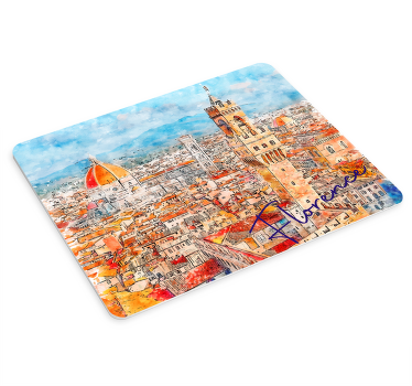 Mousepad vista del paisaje urbano de florencia - TenVinilo