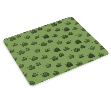 Military Vehicle Pattern gaming mouse pad - TenStickers