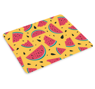 Alfombrilla raton original Patrón de sandía - TenVinilo