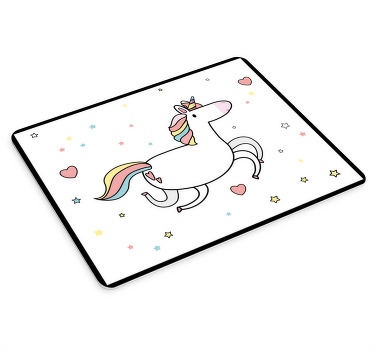 Alfombrilla raton original Unicornio volador - TenVinilo
