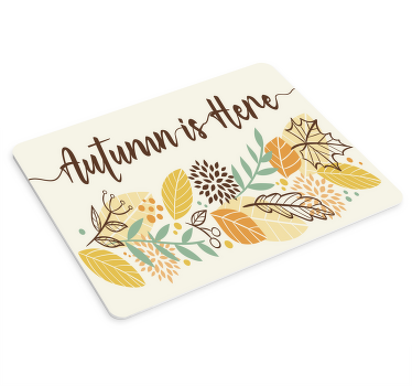 El otoño está aquí más alfombrillas de ratón - TenVinilo