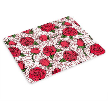 Růže vzor kreslení více podložky pod myš - TenStickers