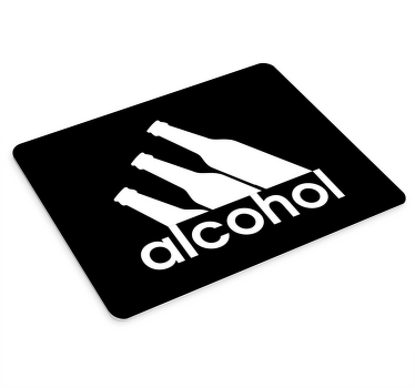 Alkoholi hauska hiirimatto sanonnalla - Tenstickers