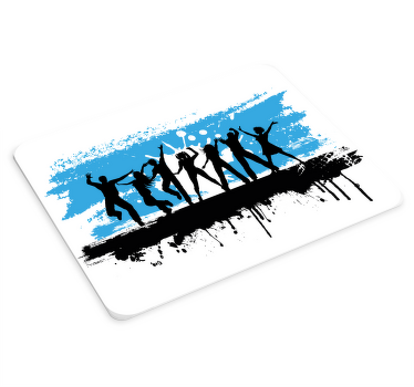 Tapetes de rato originais Pessoas dançando - TenStickers