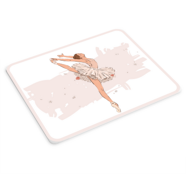 Tappetino mouse originale Bella ballerina - TenStickers