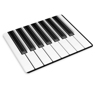 Klavirske tipke več podlog za miško - TenStickers