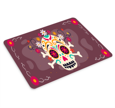 Alfombrilla raton original Calavera mexicana - TenVinilo