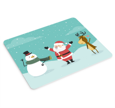 Olika julkaraktärer musmatta - Tenstickers