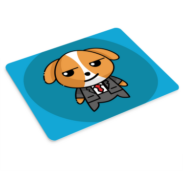 Tapetes de rato originais cão de negócios - TenStickers