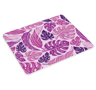 Monstera mov lasă mai multe mousepad-uri - TenStickers